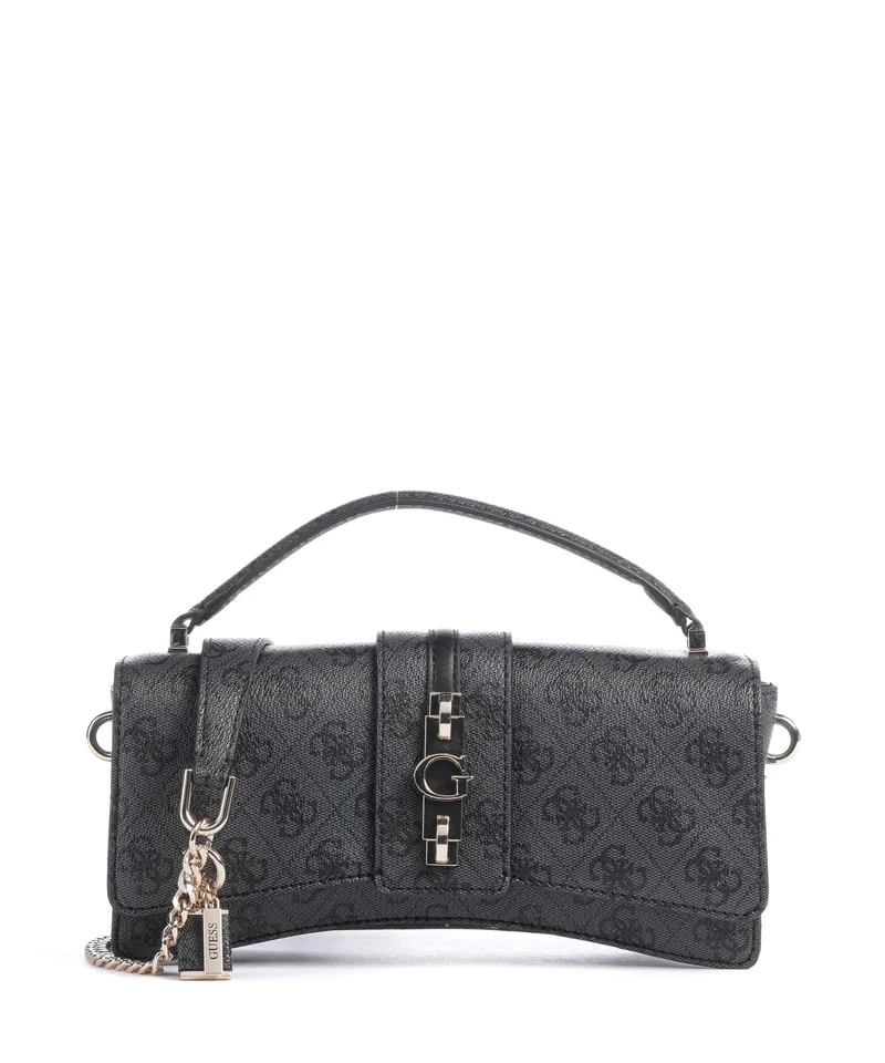 Guess Yvonne Logo Mini Borsa a mano coal logo