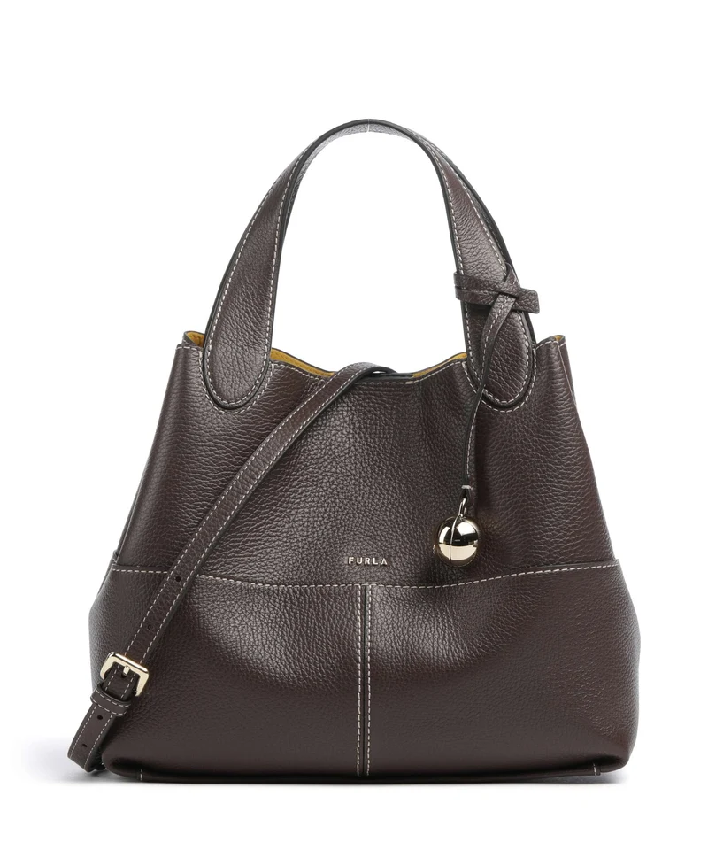 Furla Primrose M Borsa a mano cioccolato/honey