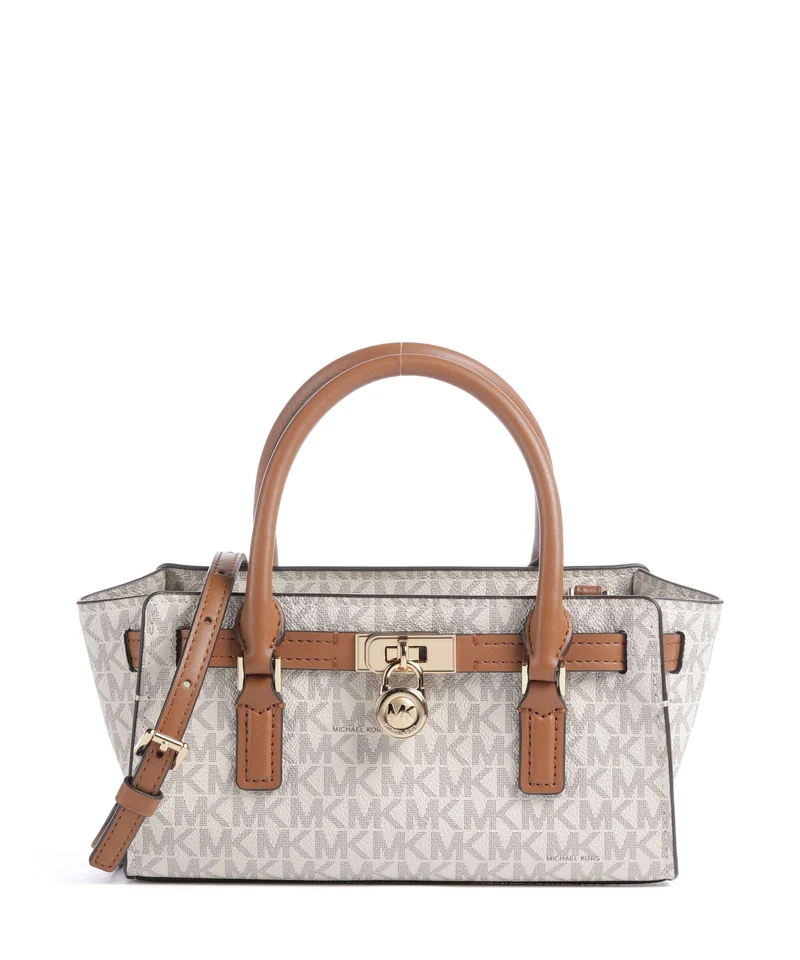 Michael Kors Hamilton Moderne XS Borsa a mano vanilla/acorn