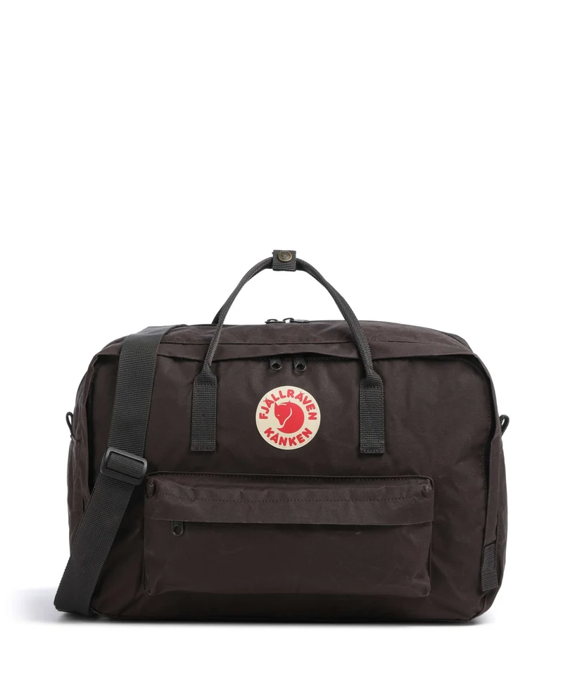 Fjällräven Kånken Borsone da weekend black oak