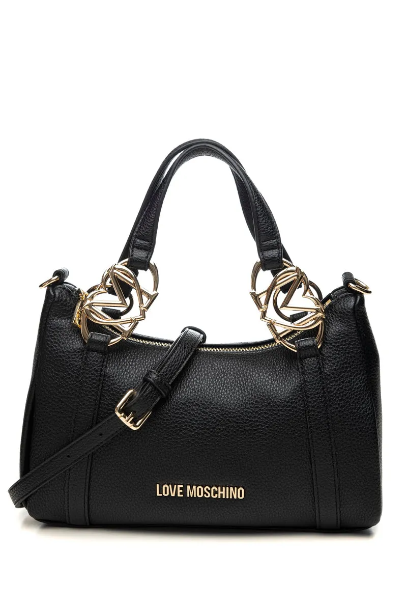 Borsa Love Moschino Pu Hb Da Donna Nera In Poliuretano