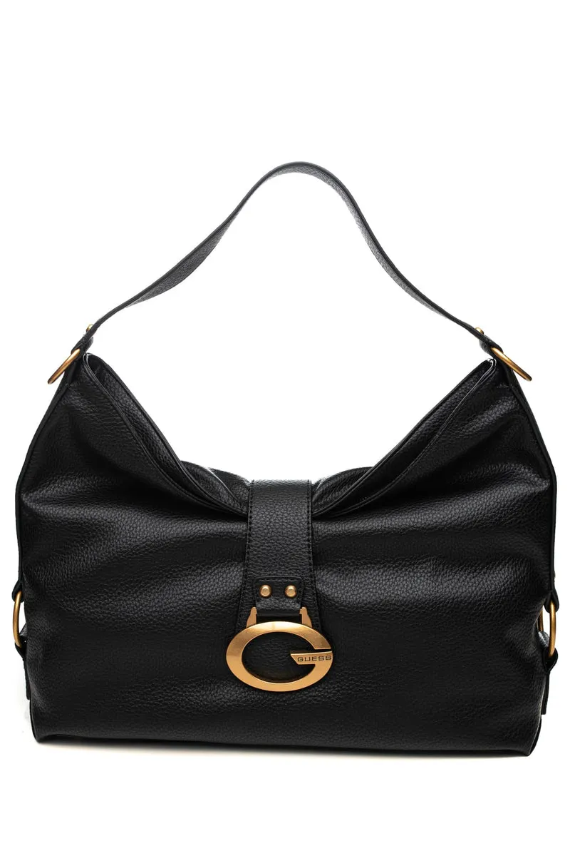 Borsa Guess Camden Sh L Da Donna Nera In Poliuretano