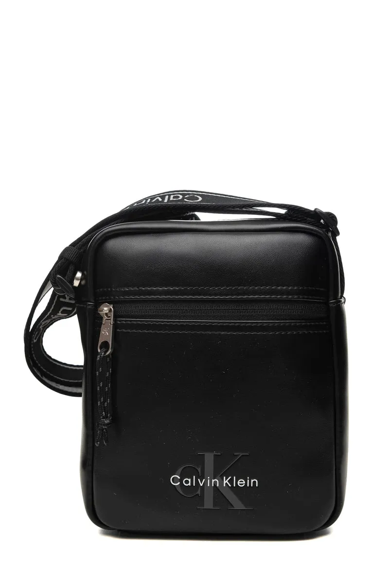 Borsello Calvin Klein Bold Webbing Rp Da Uomo Nero In Poliuretano