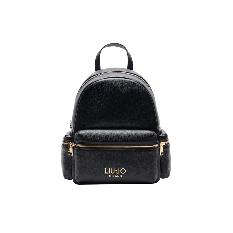 Zaino Donna con taschini laterali Nero