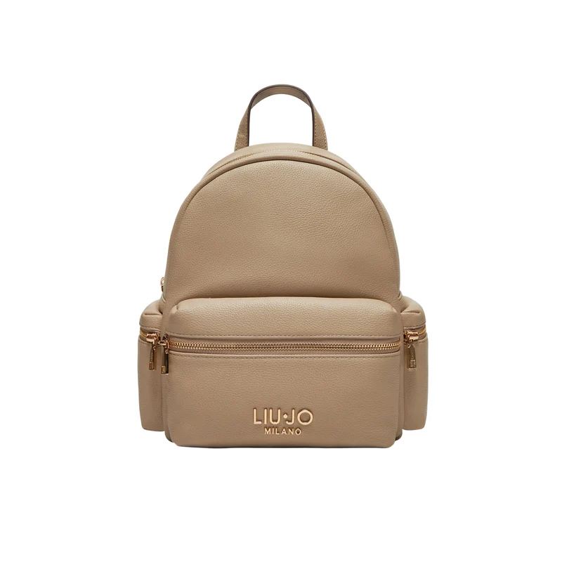 Zaino Donna con taschini laterali Beige