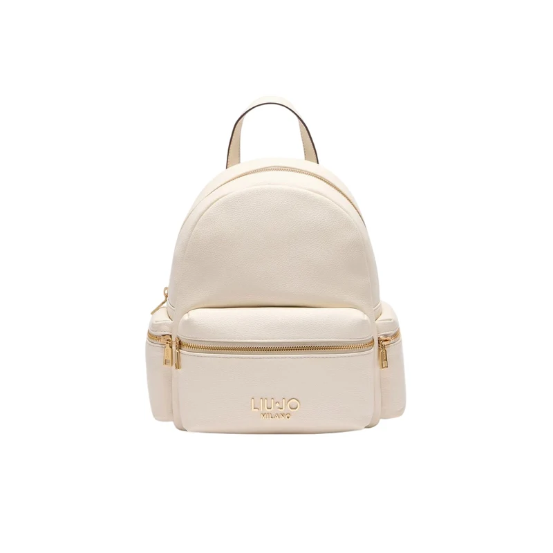 Zaino Donna con taschini laterali Bianco