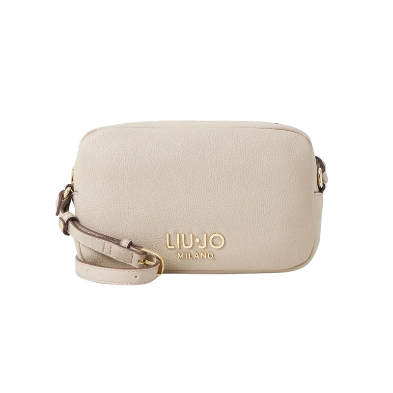 Borsa Donna a tracolla con motivo logo Bianco