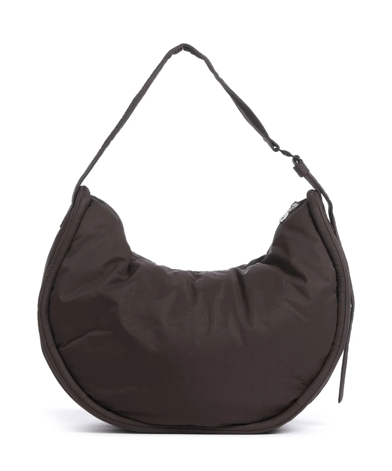 Sandqvist Curve L Borsa hobo dark brown