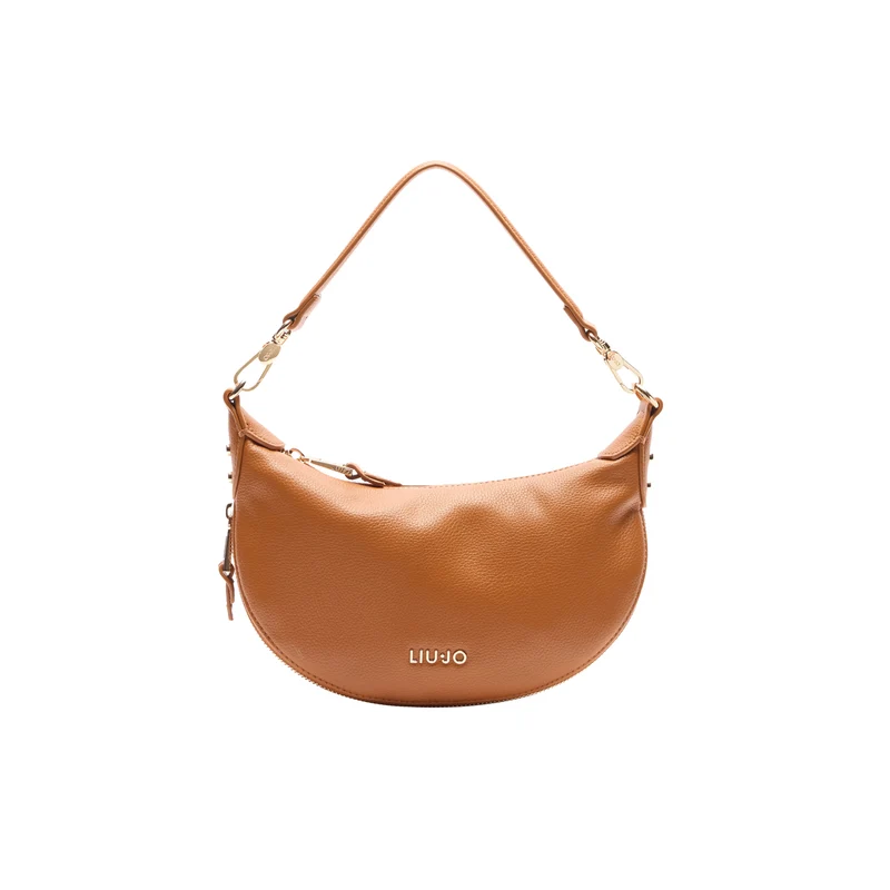 Borsa a spalla Donna a mezza luna marrone