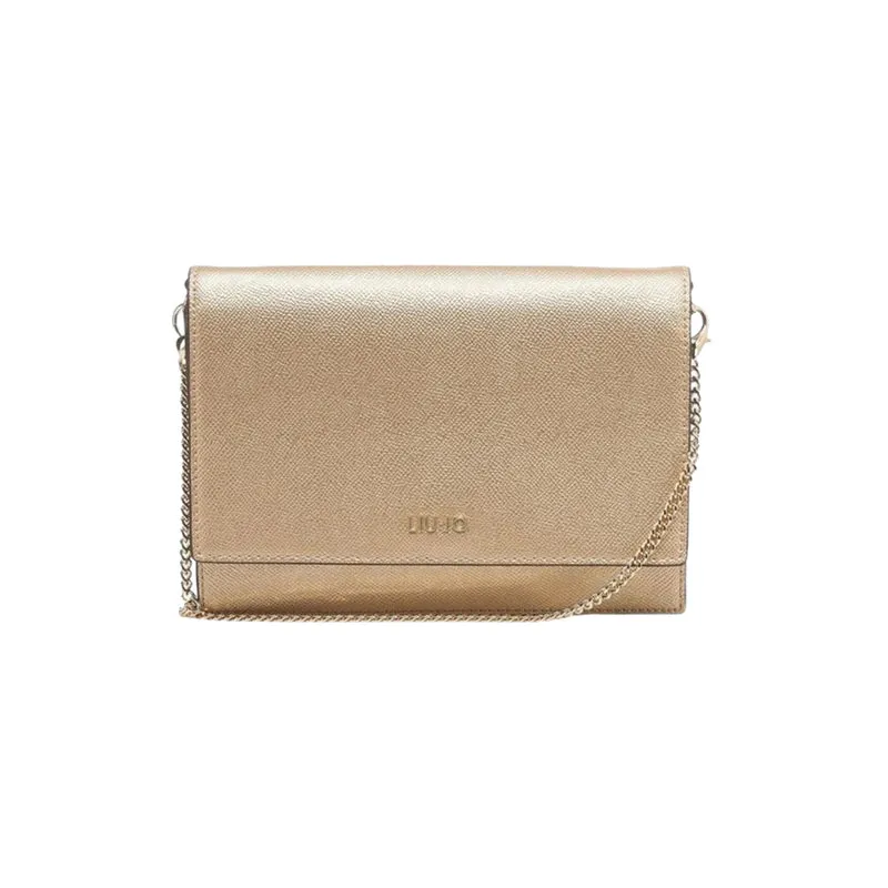 Borsa Donna a bustina semilpelle oro