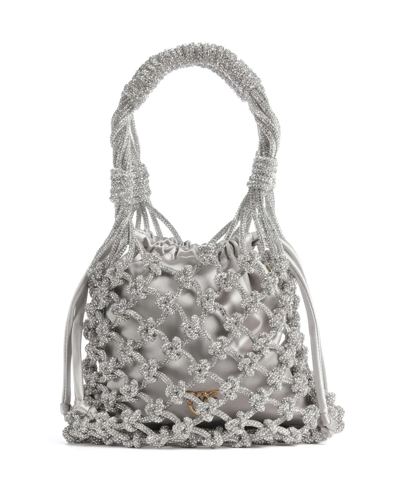 Pinko Mini Borsa a mano argento/antique gold
