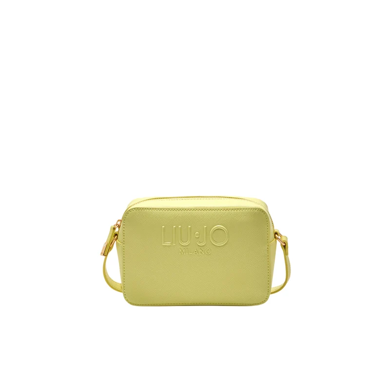 Borsa a tracolla Donna in ecopelle gialla