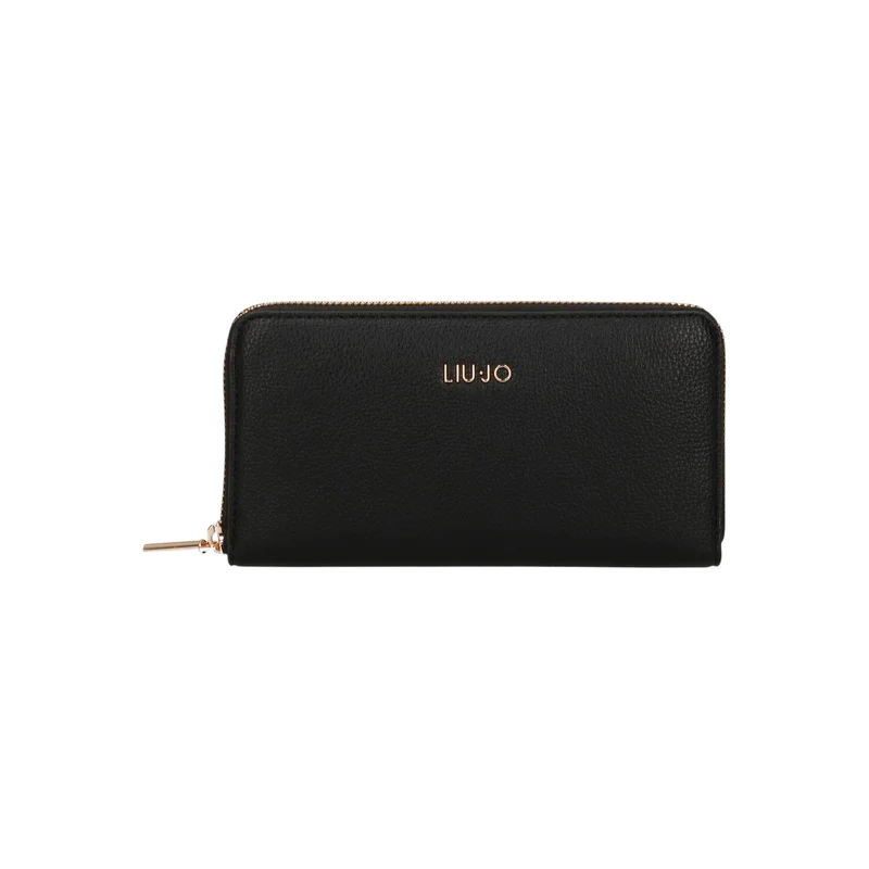 Portafoglio Donna zip around grande Nero