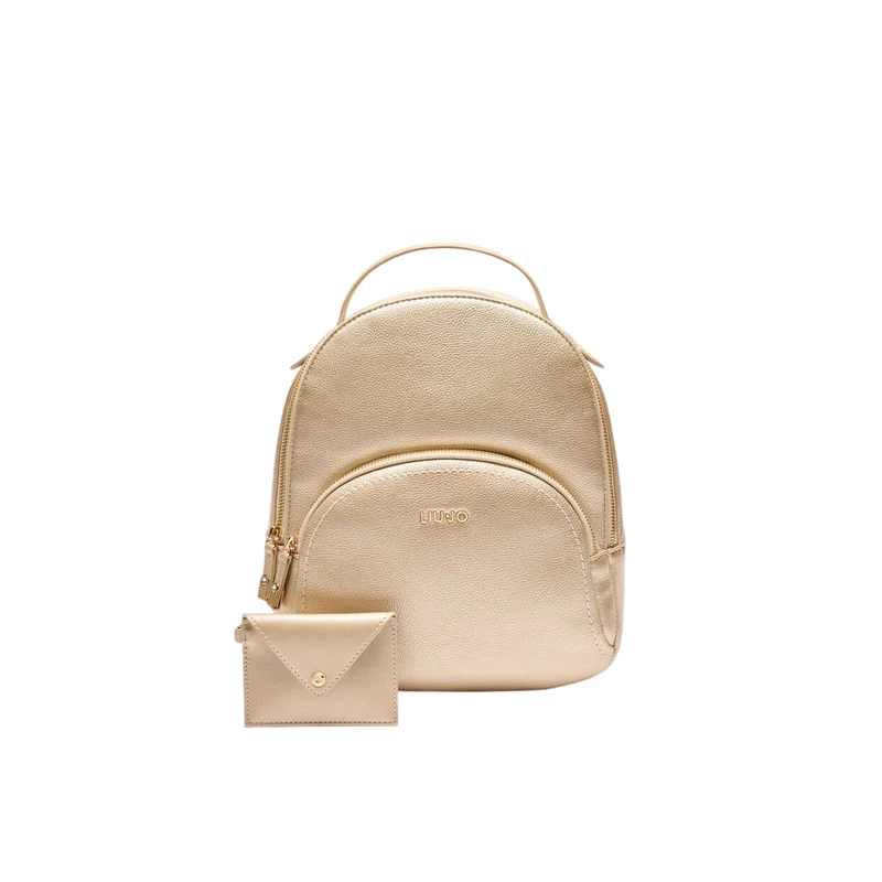 Zainetto Donna in similpelle con portamonete Oro