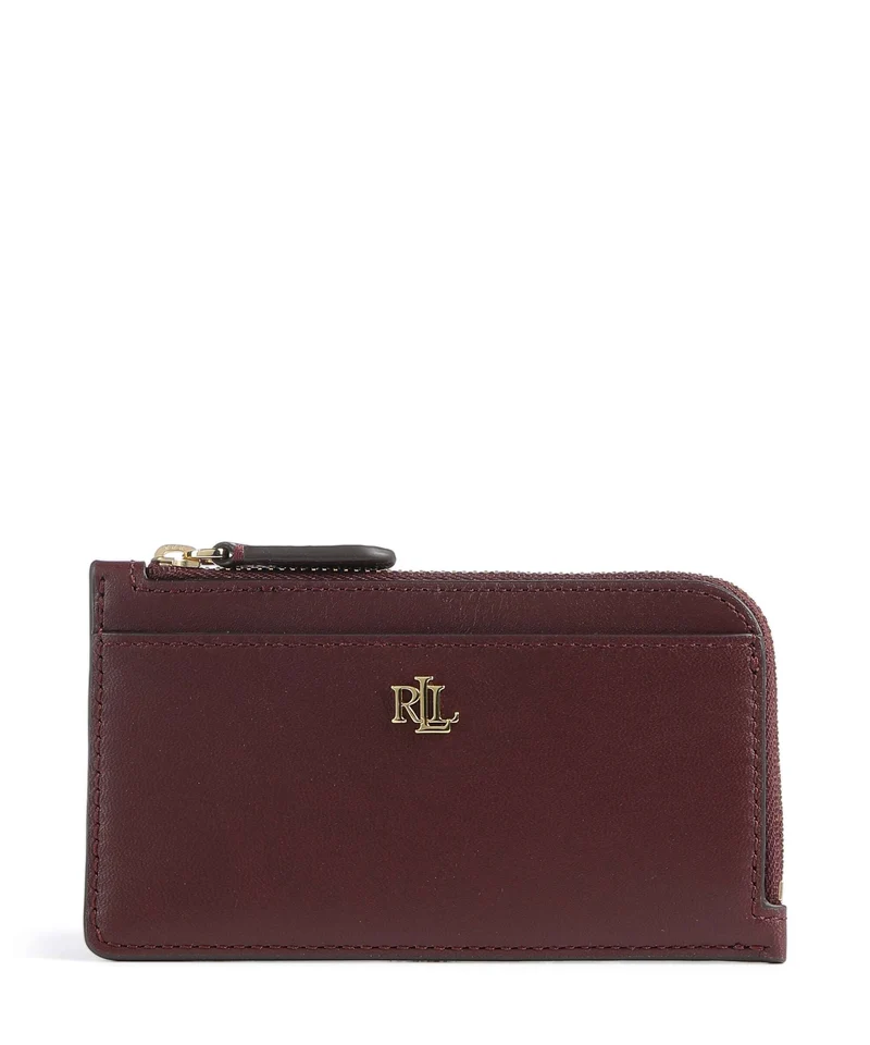 Lauren Ralph Lauren Porta carte di credito dark garnet