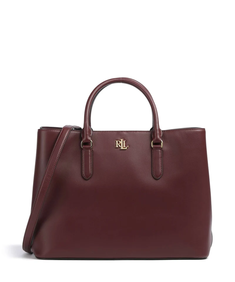 Lauren Ralph Lauren Marcy 36 Borsa a mano dark garnet