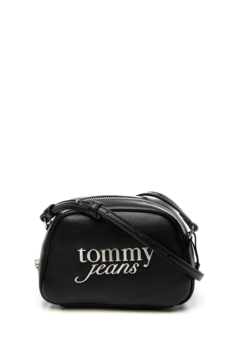 Borsa Tommy Hilfiger Tjw Bold Cb Fw Da Donna Nera In Poliuretano