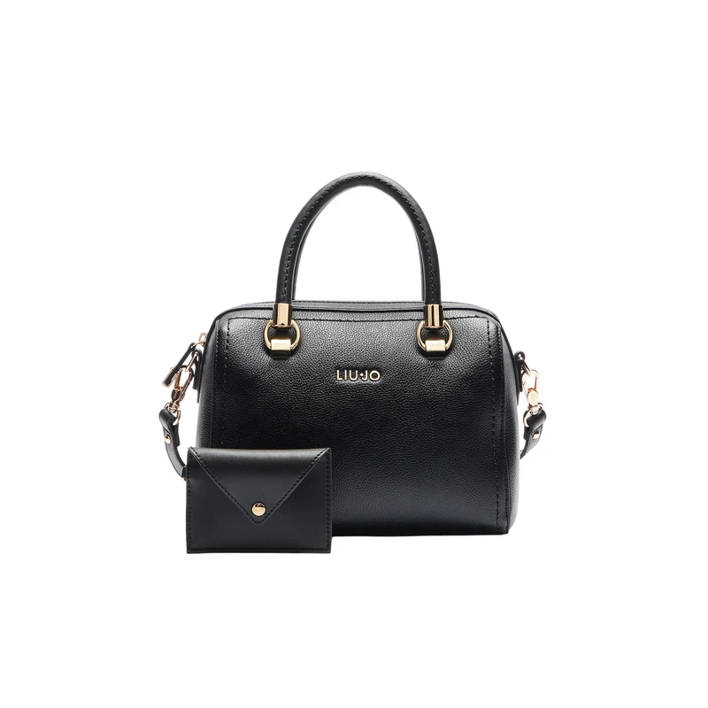 Borsa a mano a bauletto da Donna con pochette Nero