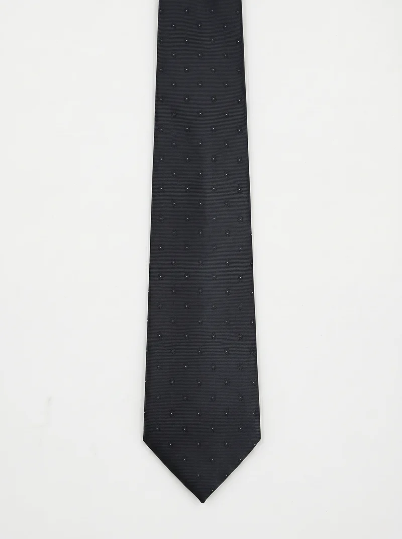 Cravatta cerimonia uomo 8cm elegante - Blu notte