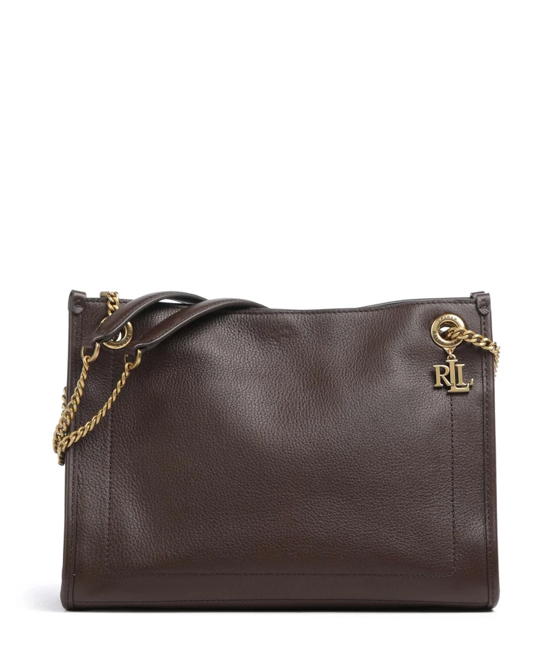 Lauren Ralph Lauren Bradley Medium Borsa a spalla chestnut brown