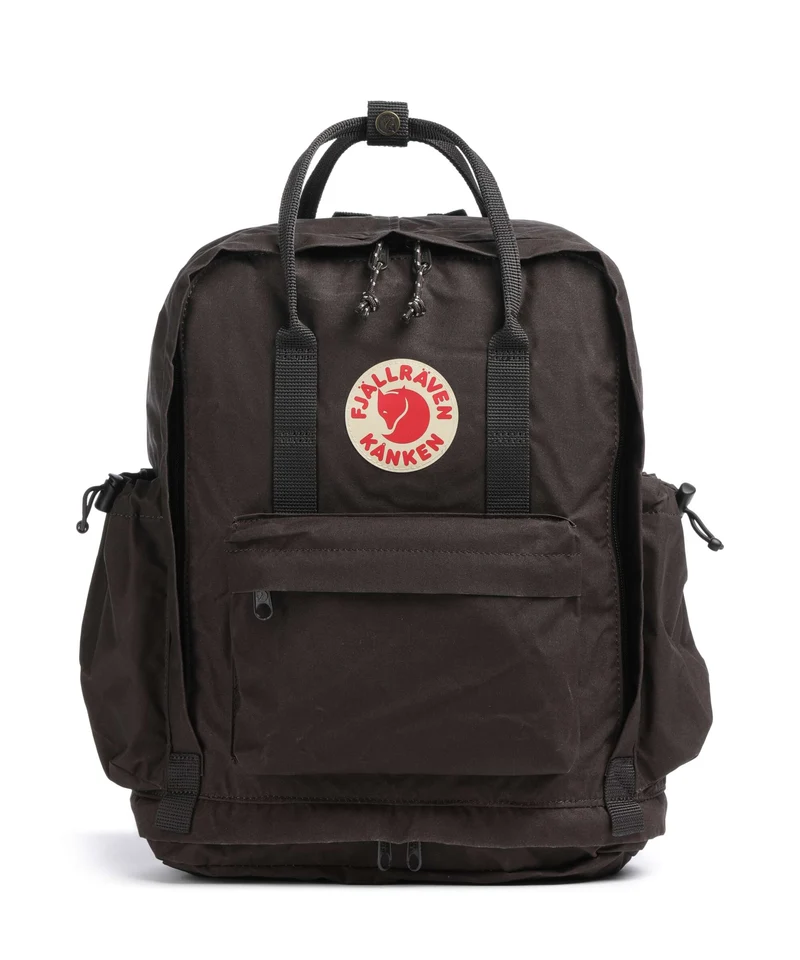 Fjällräven Kånken Outlong Zaino black oak