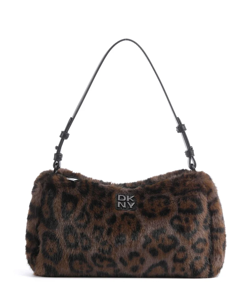 DKNY Remy Borsa a spalla leopard