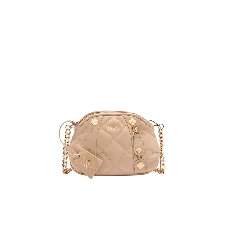 Borsa a tracolla matelassé Beige