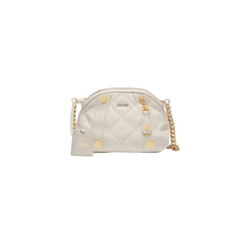 Borsa a tracolla matelassé Bianco