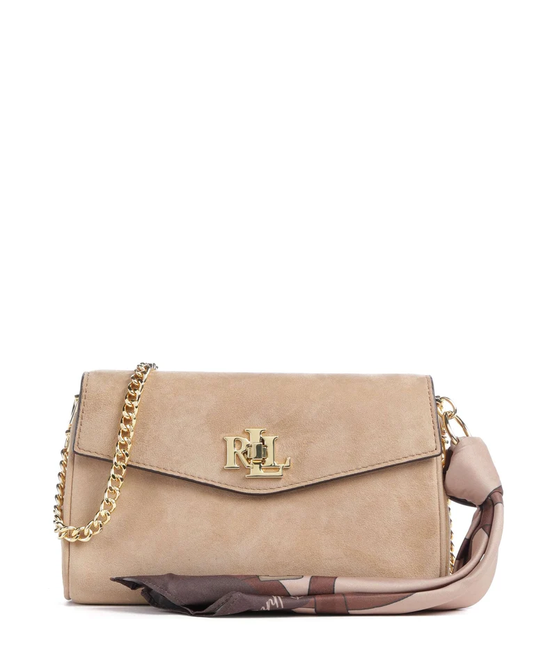 Lauren Ralph Lauren Tanner Large Borsa a tracolla urban bltng/camel multi