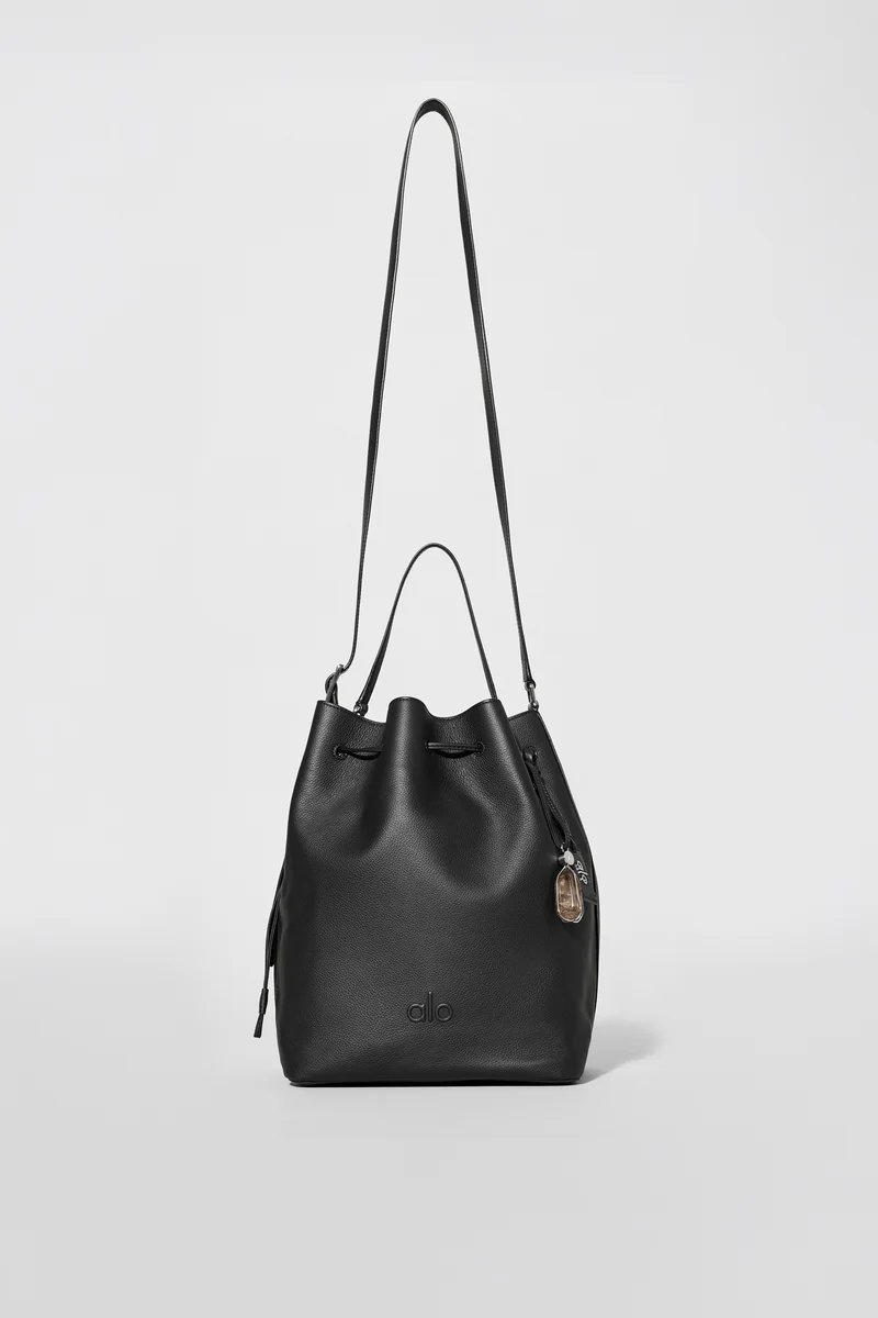 ALO Balance Bucket - Black Leather