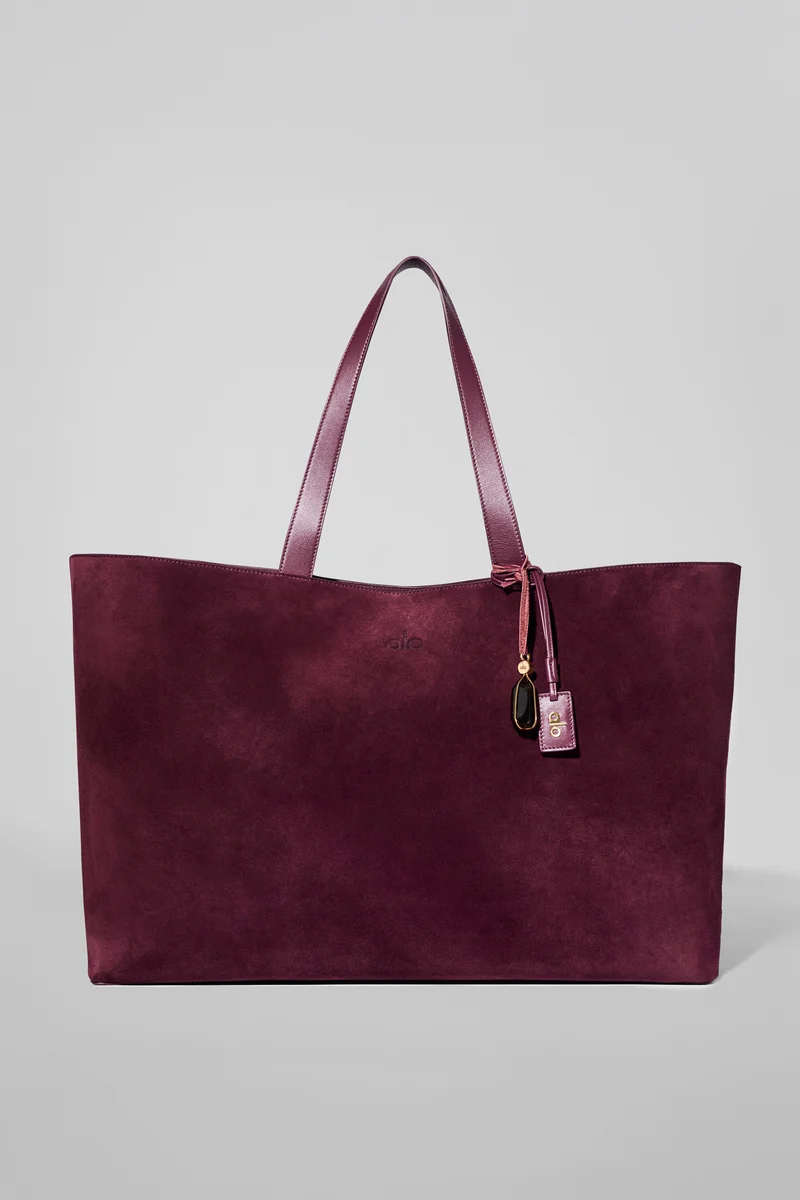ALO Tranquility Tote - Bordeaux Suede