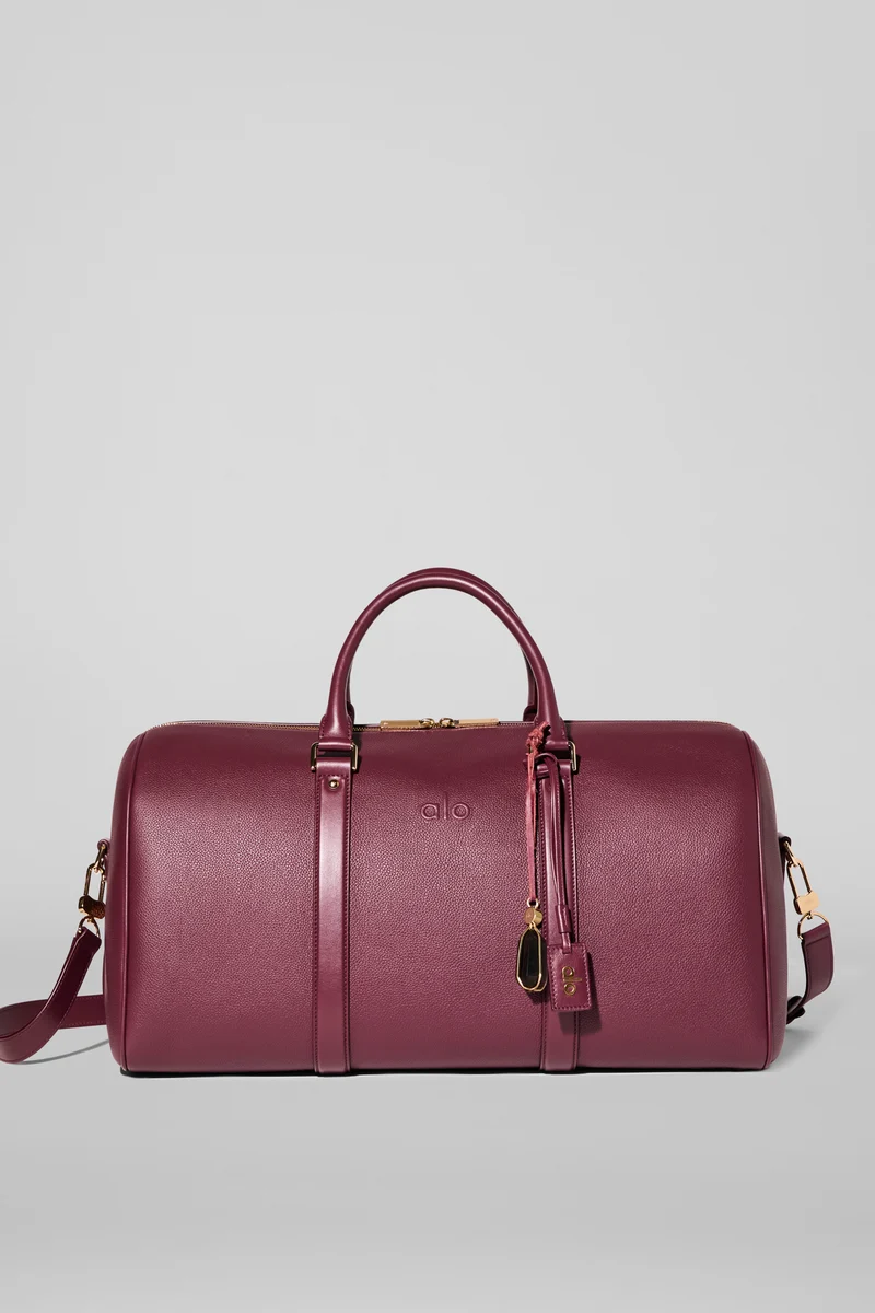 ALO Voyage Duffle - Bordeaux Leather