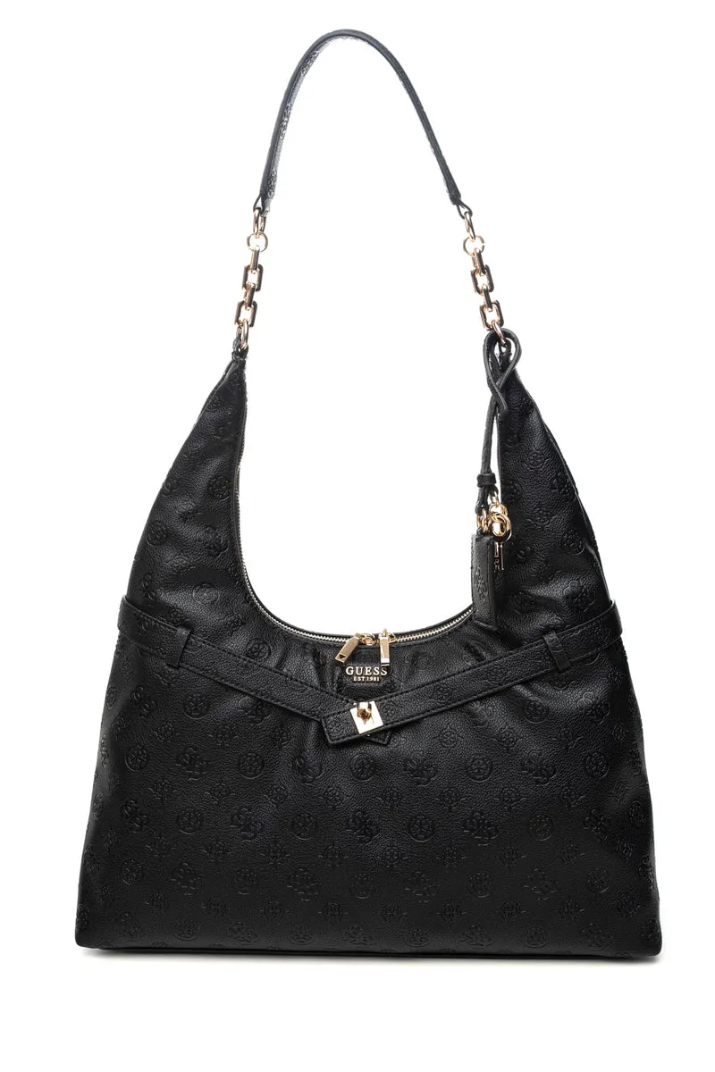 Borsa Guess Ella Hb L Da Donna Nera In Poliuretano