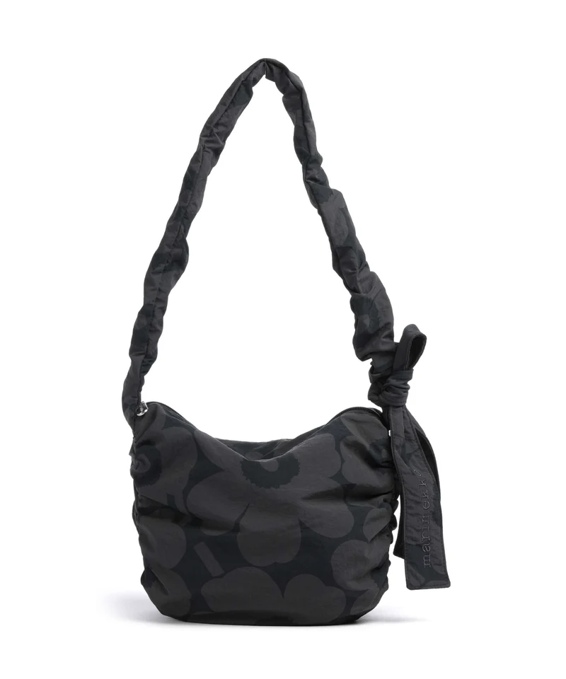 Marimekko Utu M Unikko Borsa a spalla dark grey/black