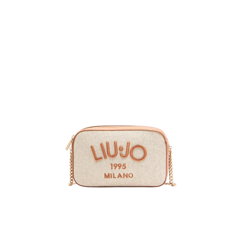 Borsa a tracolla Donna con logo ricamato