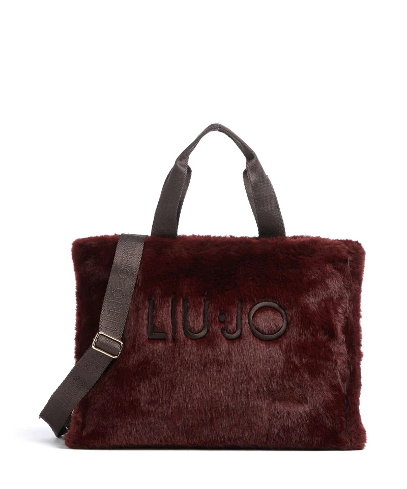 Liu Jo L Borsa shopper red aubergine