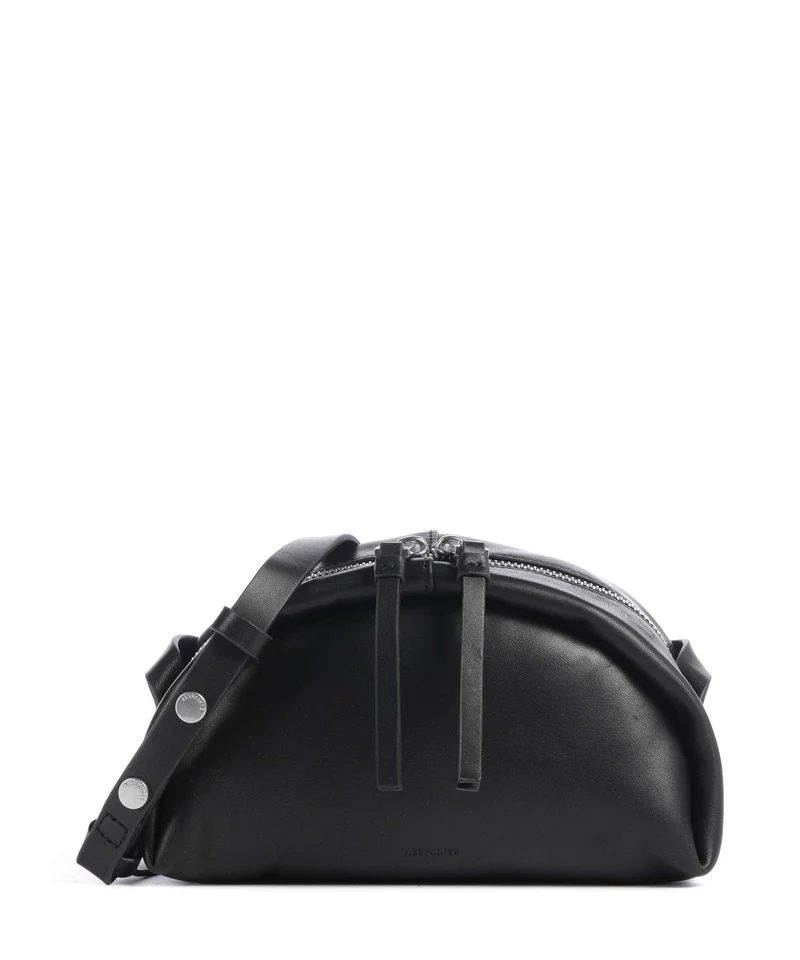 AllSaints Rosalie Arc Borsa a tracolla black/silver