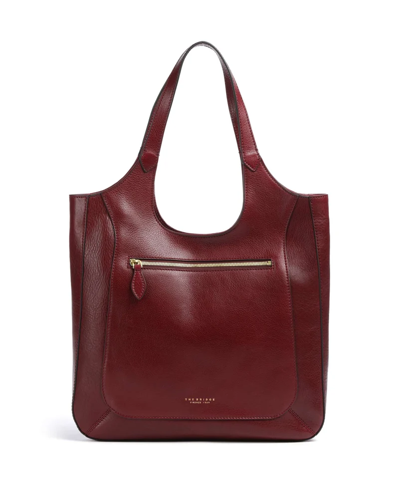 The Bridge Luce Soft Borsa hobo barolo