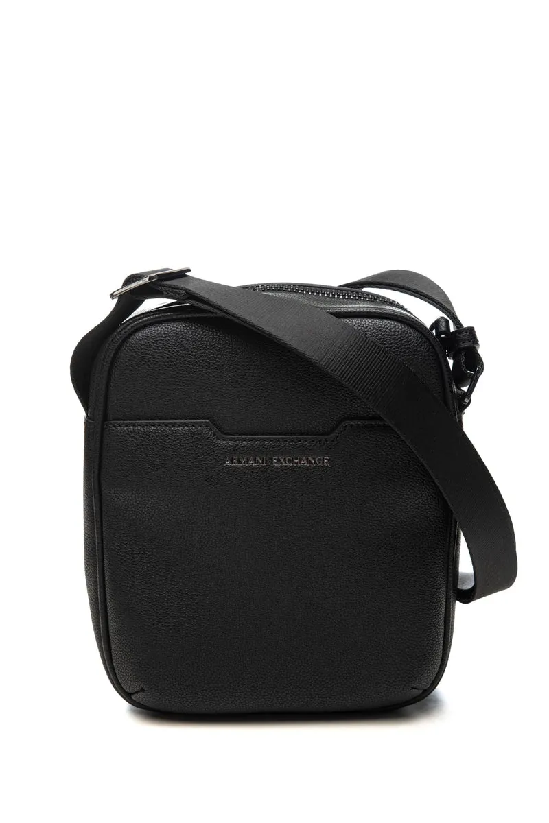 Borsello Armani Exchange Alex Rt Da Uomo Nero In Poliuretano