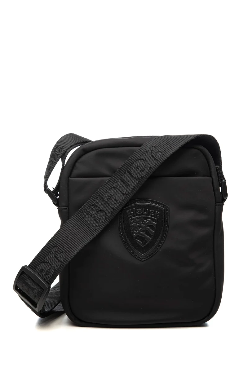 Borsello Blauer Kymnyl Crossbody Da Uomo Nero In Tessuto Di Nylon