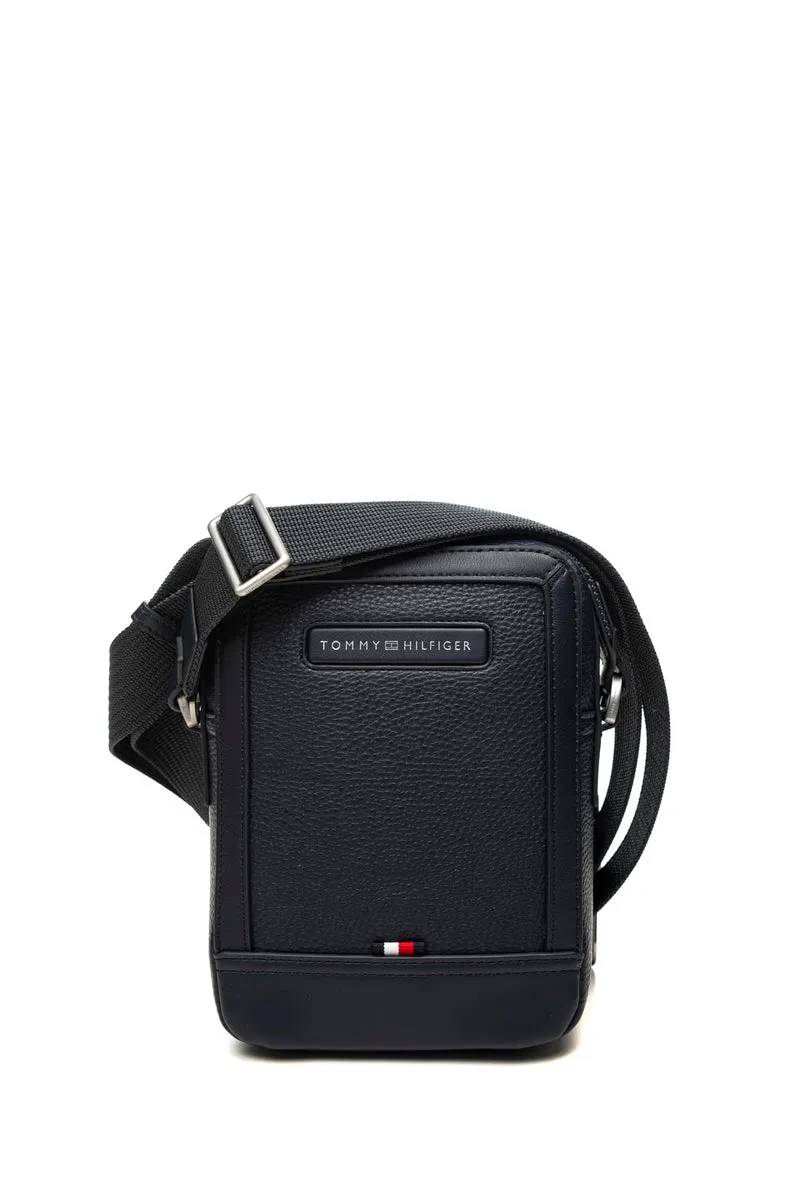 Borsello Tommy Hilfiger Th Central Mini Rt Da Uomo Blu Navy In Poliuretano
