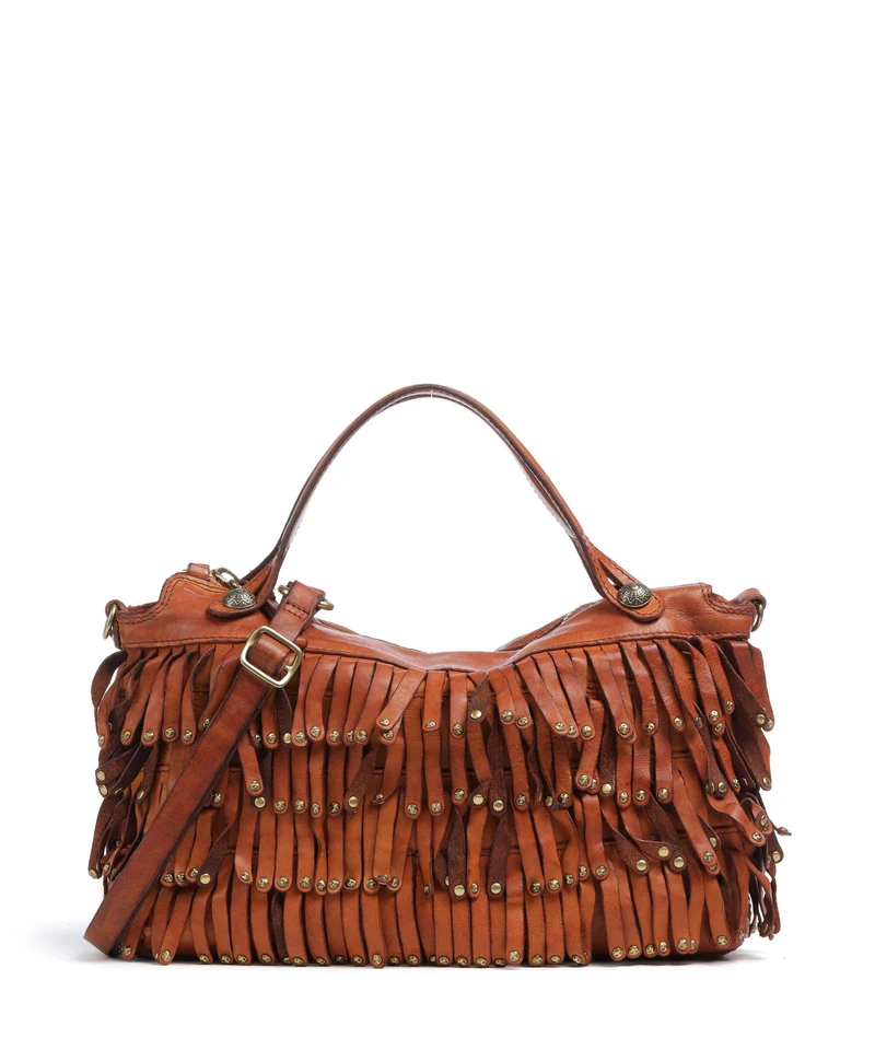 Campomaggi Borsa a mano cognac