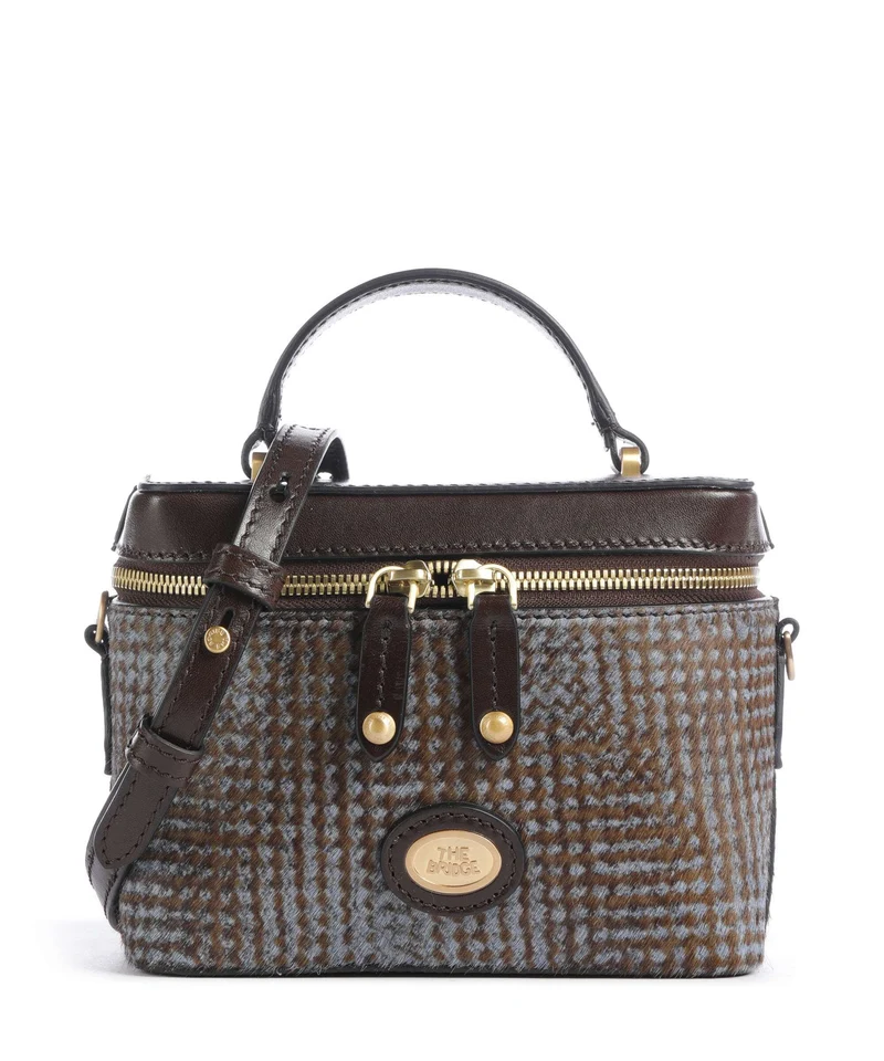 The Bridge Story Donna Borsa a tracolla moka/azzurro