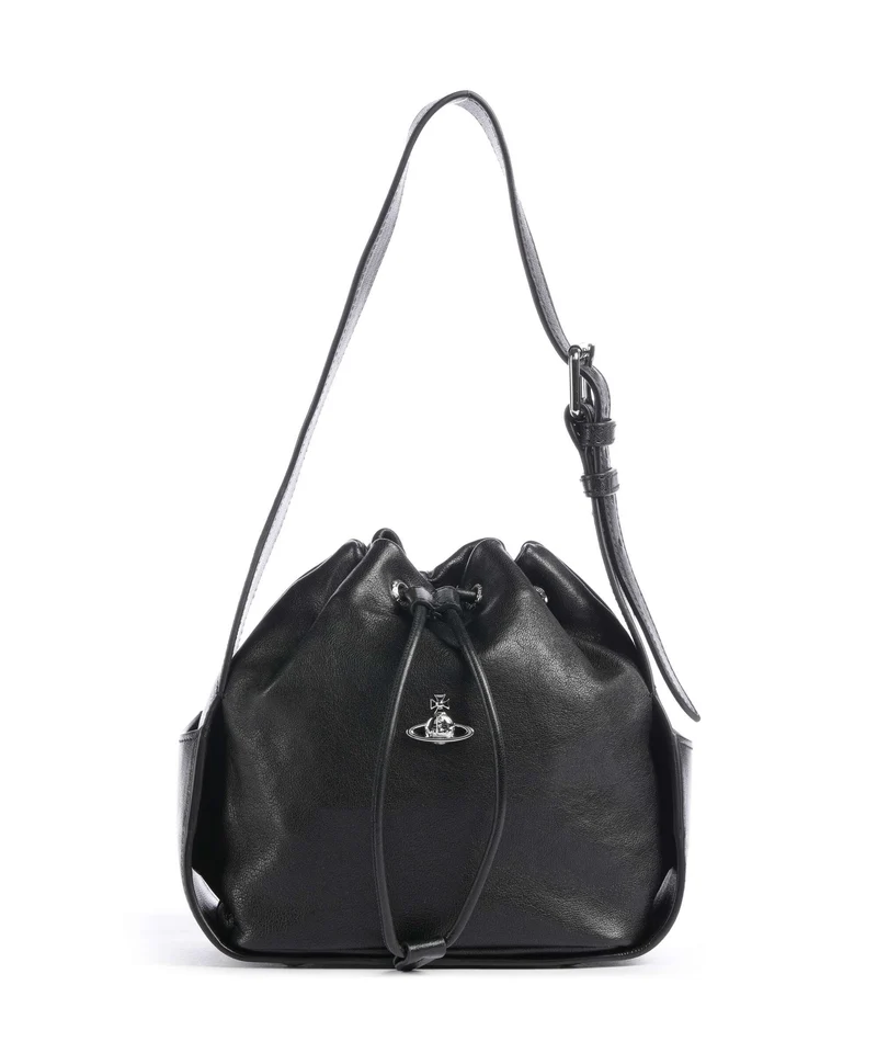 Vivienne Westwood Stacey Supple Borsa a secchiello black