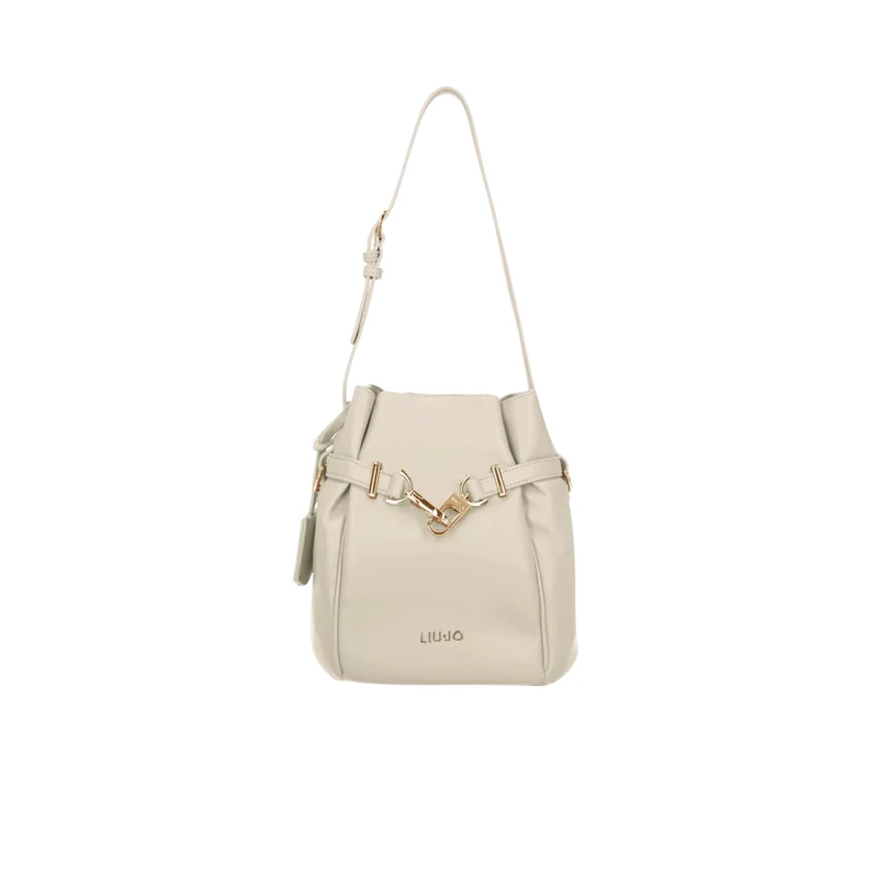 Borsa Donna modello a secchiello piccola Bianco