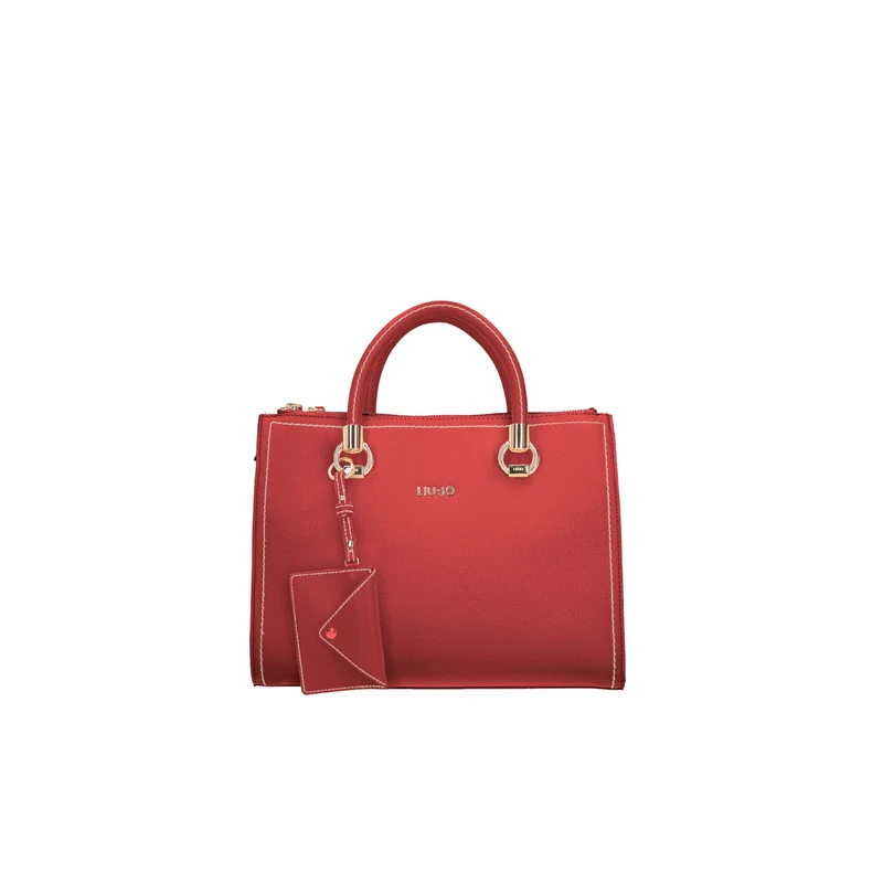 Borsa a mano Donna in tinta unita rosso