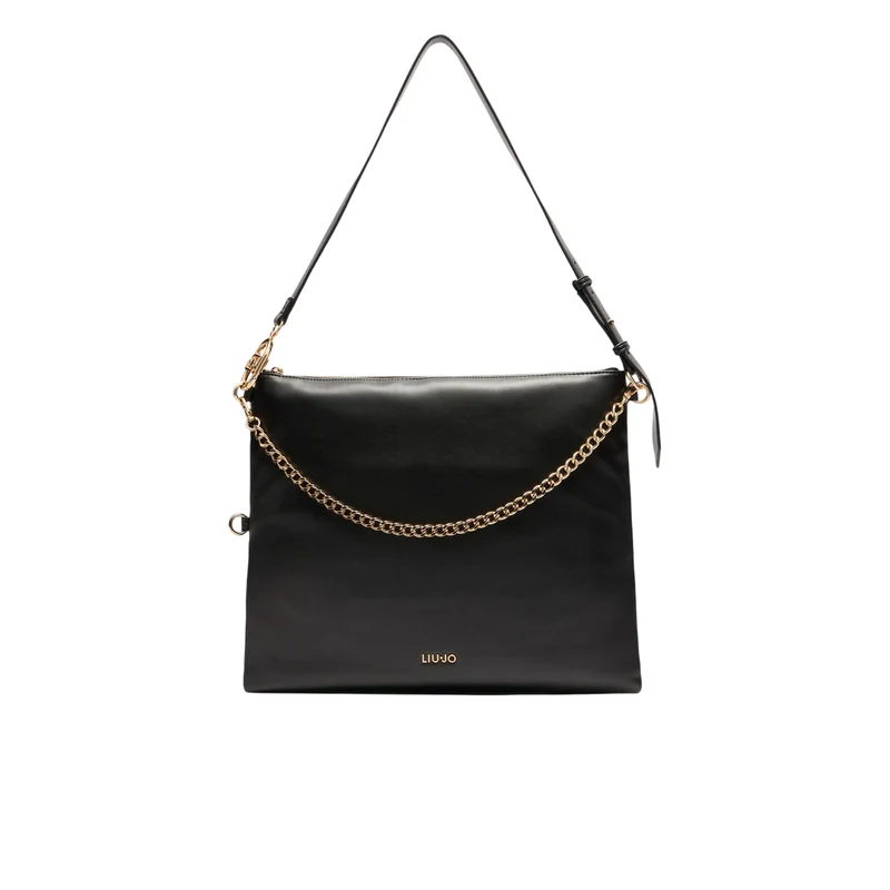 Borsa Hobo Media da Donna con manico regolabile Nero