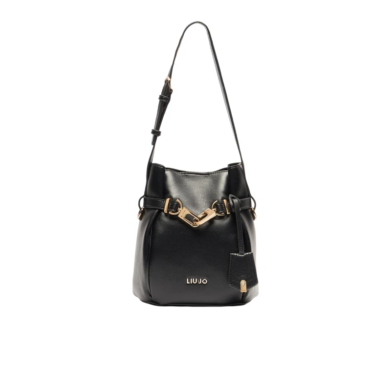 Borsa Donna modello a secchiello piccola Nero