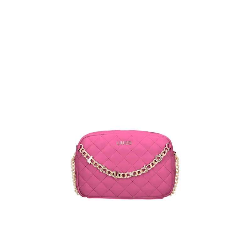 Borsa a tracolla da donna in rosa matelassé