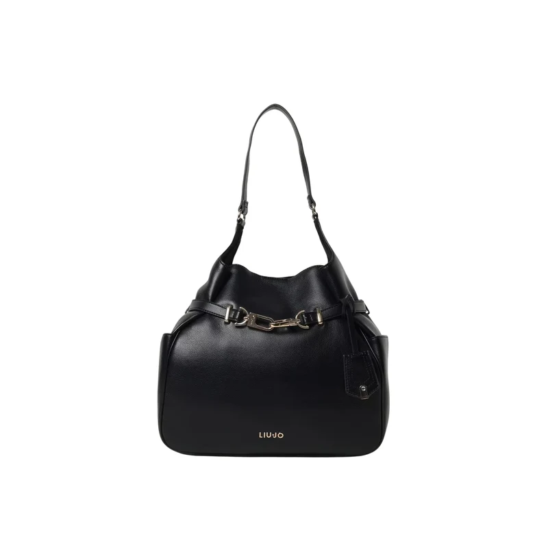 Borsa a spalla hobo media nero